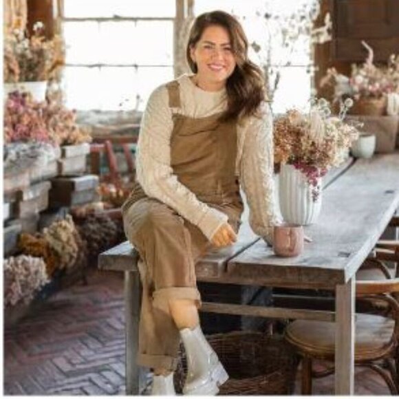 Jillian Harris Joe Fresh Rustic Corduroy Overalls Women's Size Small BNWT 2024 - Picture 1 of 7